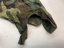 Load image into Gallery viewer, Original US Army Vietnam War Era M1 Camo Helmet Cover - Local Find - Combat Worn - The Militaria Shop