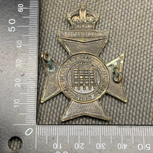 Load image into Gallery viewer, Original WW1 British Army 16th County of London Westminster Regiment Cap Badge - The Militaria Shop