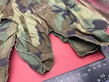 Load image into Gallery viewer, Original US Army M1 Camo Helmet Cover - Vietnam Found - Combat Worn - The Militaria Shop