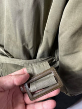 Load image into Gallery viewer, Original WW2 US Army Officers Raincoat Overcoat + Liner & Belt - Long Med - 40" - The Militaria Shop