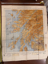 Load image into Gallery viewer, Original WW2 British Army RAF Navy Base Map of Scotland - Glasgow & Middle West - The Militaria Shop