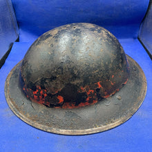 Load image into Gallery viewer, Original WW2 British Army Mk2 Brodie Combat Helmet - The Militaria Shop