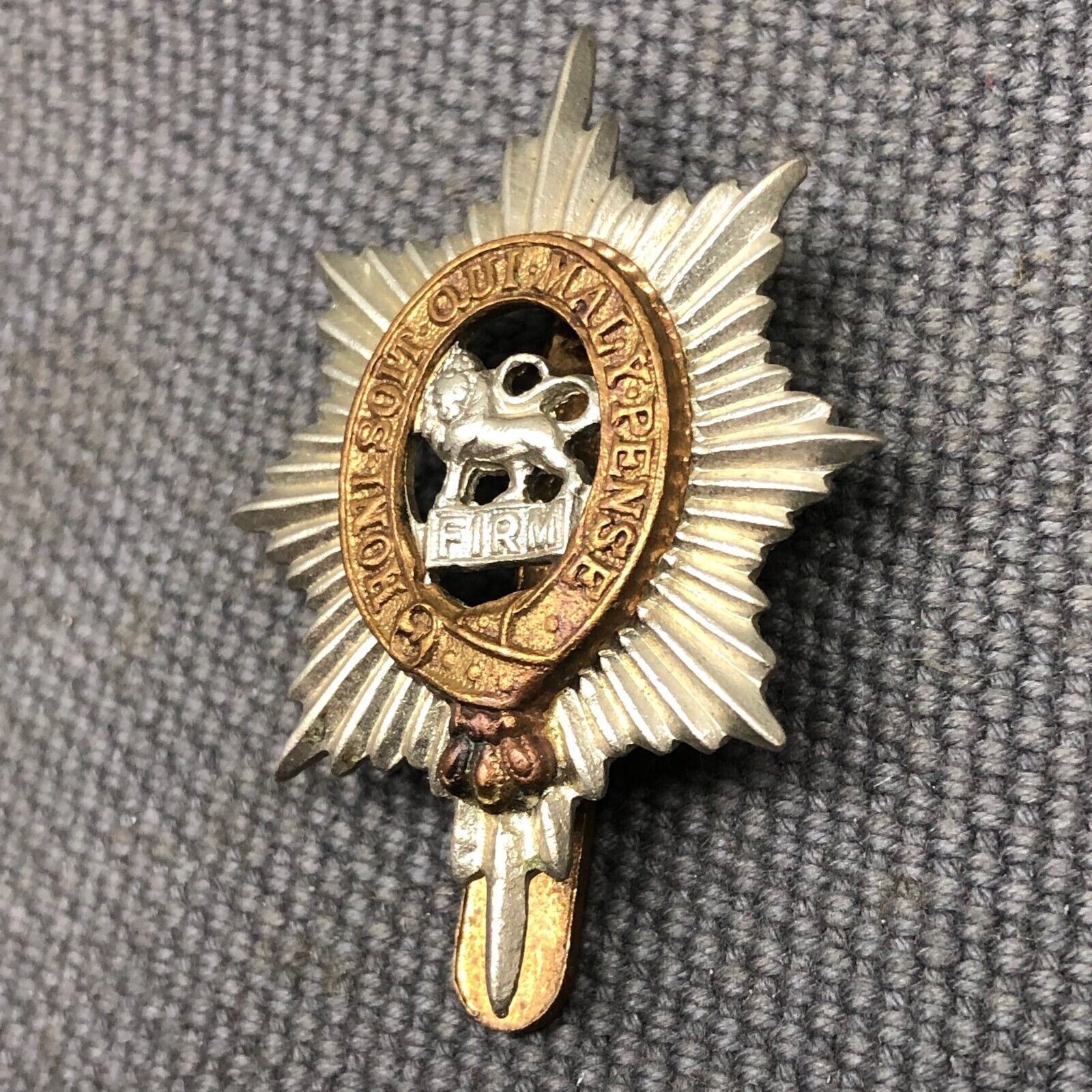 Original WW2 British Army Cap Badge - Worcestershire Regiment - The Militaria Shop