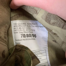 Load image into Gallery viewer, Genuine British Army MTP Windproof Combat Trousers Super Grade - Size 70/80/96 - The Militaria Shop