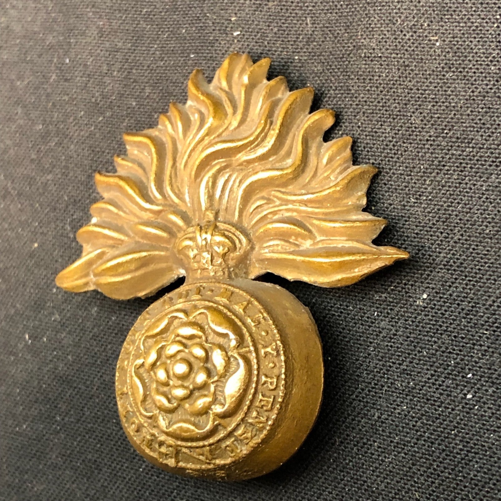Original WW2 British Army Cap Badge - Royal Fusiliers - The Militaria Shop