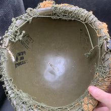 Load image into Gallery viewer, Genuine Dutch Army M53 Euroclone of US M1 Camouflaged Helmet & Liner Set - The Militaria Shop