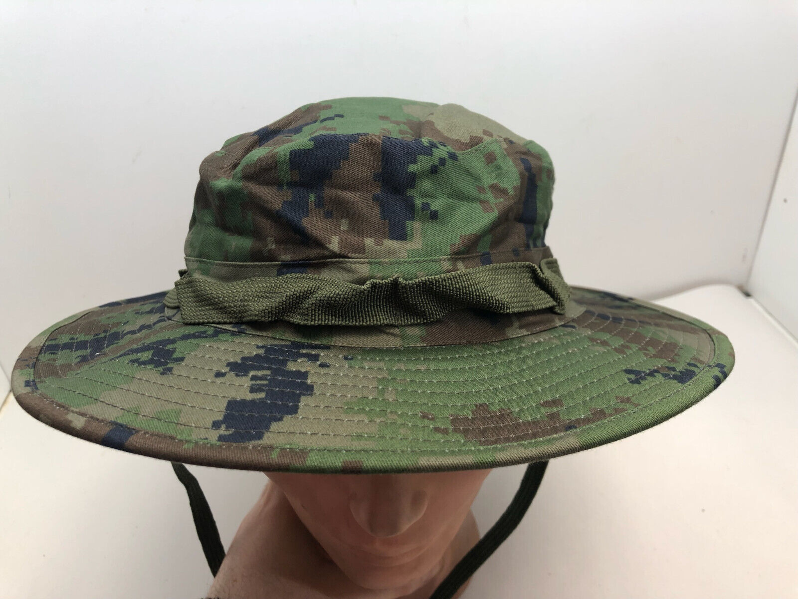 Genuine US Army Digital Jungle Camouflage Boonie Sun Hat Type II - Size 7 - The Militaria Shop