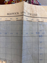 Load image into Gallery viewer, Original WW2 British Army GSGS OS Map England & Wales - Berwick Upon Tweed - The Militaria Shop