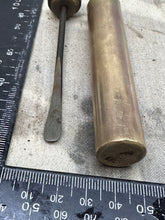 Load image into Gallery viewer, Original WW1 British Army SMLE Enfield Brass Oil Bottle - EFD - The Militaria Shop