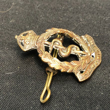Load image into Gallery viewer, Original WW2 British Army Cap Badge - Royal Army Medical Corps - The Militaria Shop
