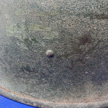 Charger l'image dans la galerie, Original WW2 Mk3 Canadian / British Army Turtle Helmet High Rivet - The Militaria Shop