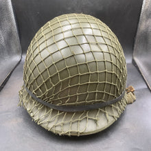 Load image into Gallery viewer, Genuine Dutch Army M53 Euroclone of US M1 Camouflaged Helmet & Liner Set - The Militaria Shop