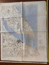 Load image into Gallery viewer, Original WW2 British Army GSGS OS Map of England & Wales - Mouth of the Humber - The Militaria Shop