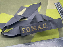 Load image into Gallery viewer, British Royal Navy Cap Tally for Flag Officer Naval Aviation Command FONAC - The Militaria Shop