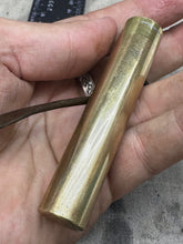 Load image into Gallery viewer, Original WW1 British Army SMLE Enfield Brass Oil Bottle - EFD - The Militaria Shop