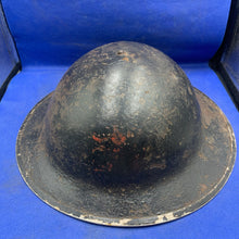 Load image into Gallery viewer, Original WW2 British Army Mk2 Brodie Combat Helmet - The Militaria Shop