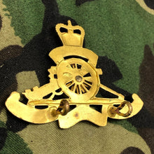 Load image into Gallery viewer, Original British Army Cap Badge - Royal Artillery Regiment - The Militaria Shop