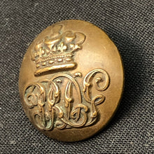 Load image into Gallery viewer, Original Victorian Era British Army Princess Royal Dragoon Guards Uniform Button - The Militaria Shop