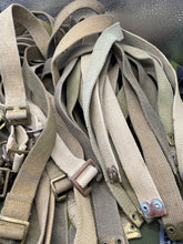 Load image into Gallery viewer, Single Original WW2 British Army 37 Pattern Auxiliary Equipment Strap - The Militaria Shop