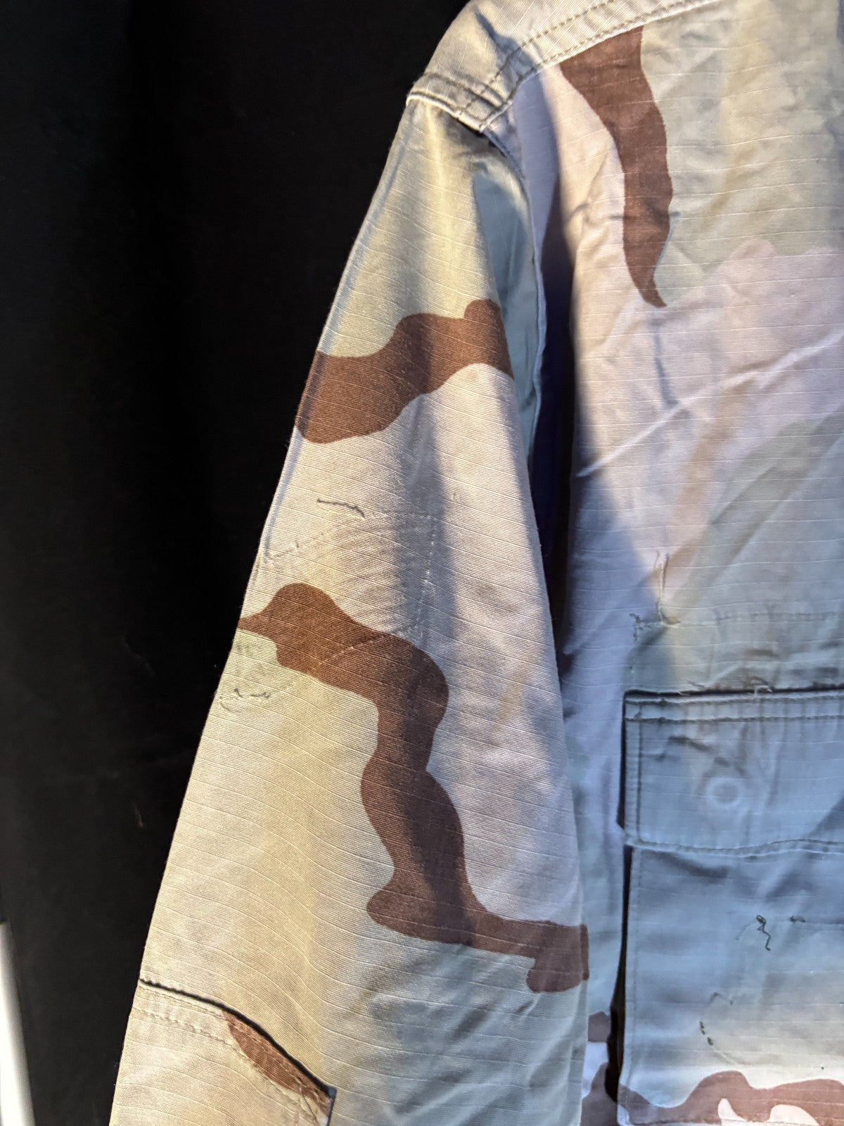 Gulf War US Army DCU Camouflaged Combat Field Coat/Jacket - Medium/Long - The Militaria Shop