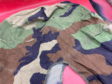 Load image into Gallery viewer, Original US Army M1 Camo Helmet Cover - Vietnam Found - Combat Worn - The Militaria Shop