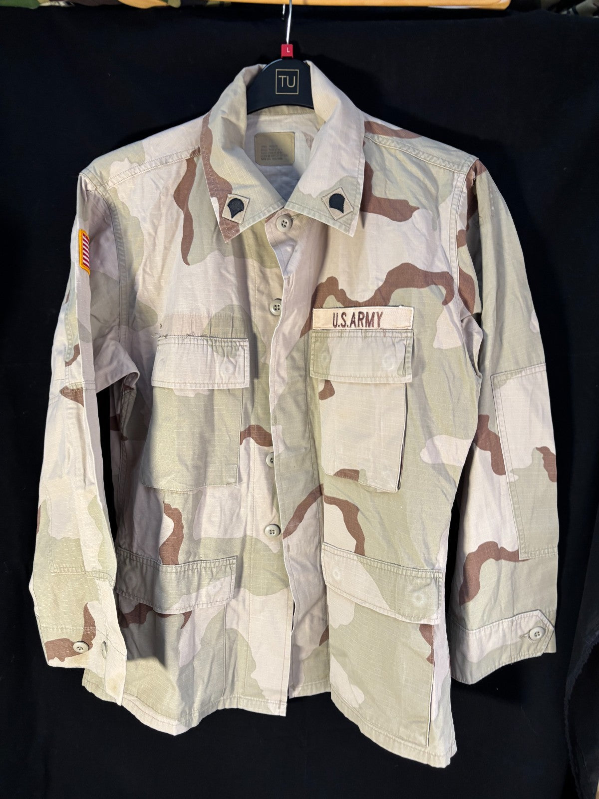Gulf War US Army DCU Camouflaged Combat Field Coat/Jacket - Small/Regular - The Militaria Shop
