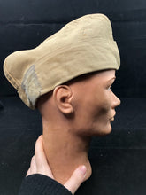 Load image into Gallery viewer, Original WW2 US Army Issue Garrison Cap / Side Cap - Size Aprox 55cm - The Militaria Shop