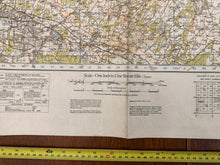 Load image into Gallery viewer, Original WW2 British Army GSGS OS Map of England - Chatham & Maidstone - The Militaria Shop