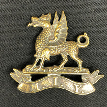 Load image into Gallery viewer, Original WW1 British Army Cap Badge - Montgomeryshire Imperial Yeomanry - The Militaria Shop