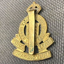 Charger l'image dans la galerie, Original WW2 British Army Cap Badge - Royal Army Ordnance Corps - The Militaria Shop