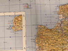 Load image into Gallery viewer, Original WW2 British Army RAF Navy Base Map of England - Devon - Plymouth - The Militaria Shop