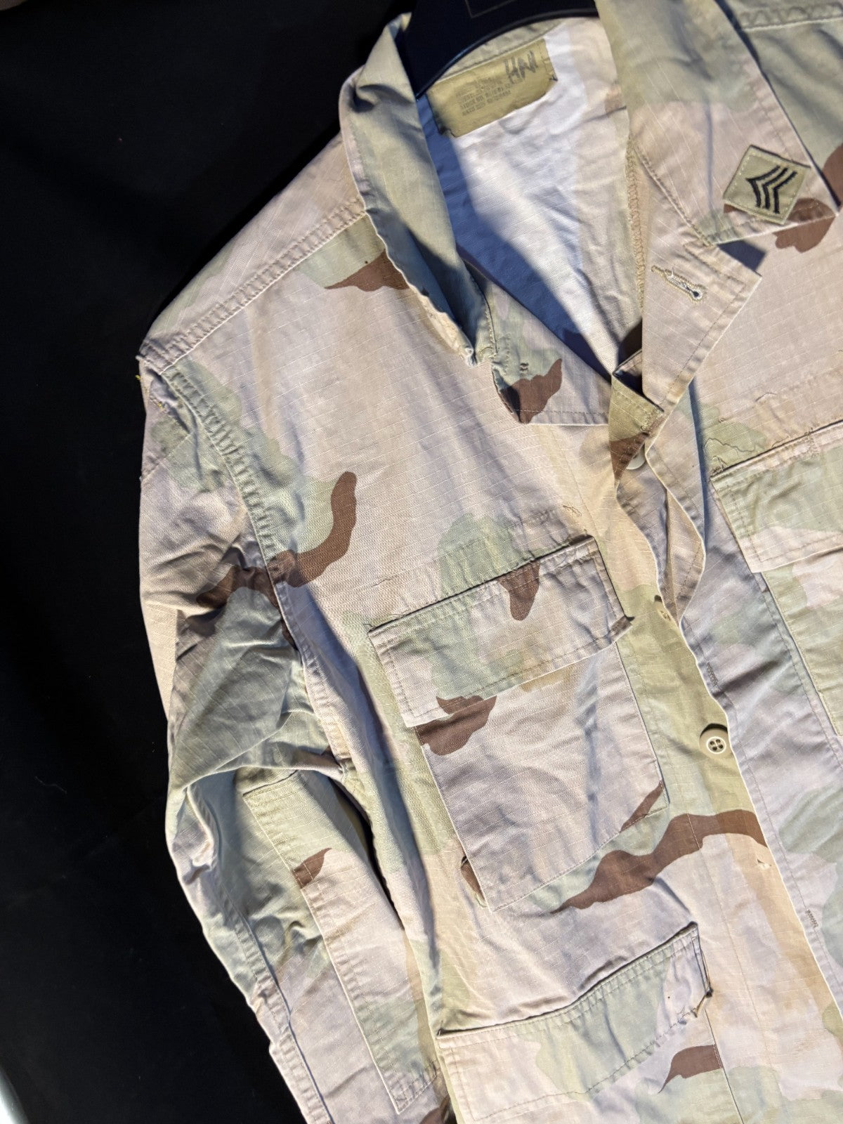 Gulf War US Army DCU Camouflaged Combat Field Coat/Jacket - 42 Inch Chest - The Militaria Shop
