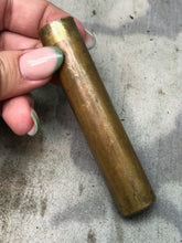 Load image into Gallery viewer, Original WW1 British Army SMLE Enfield Brass Oil Bottle - EFD Marked - The Militaria Shop