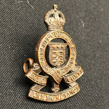 Load image into Gallery viewer, Original WW2 British Army Royal Army Ordnance Corps RAOC Officers Collar Badge - The Militaria Shop