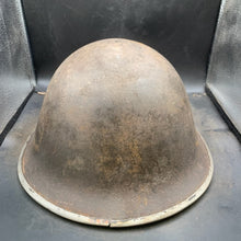 Load image into Gallery viewer, Original WW2 British/Canadian Army Mk3 "Turtle" Combat Helmet - The Militaria Shop