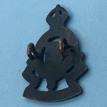 Load image into Gallery viewer, Original WW2 British Army Collar Badge - RAOC Ordnance Corps - Officers Bronze - The Militaria Shop