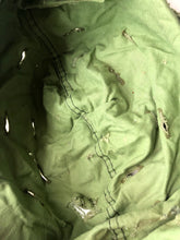 Charger l'image dans la galerie, Original US Army Vietnam War Era M1 Camo Helmet Cover - Local Find - Combat Worn - The Militaria Shop