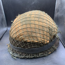 Load image into Gallery viewer, Genuine Dutch Army M53 Euroclone of WW2 US M1 Camouflaged Helmet & Liner Set - The Militaria Shop