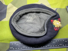 Load image into Gallery viewer, Original British Army Logistics Corps Beret with Badge - 54cm - The Militaria Shop
