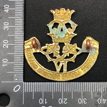 Load image into Gallery viewer, Original British Army WW1 / WW2 Princess Louise Dragoon Guards Cap Badge - The Militaria Shop