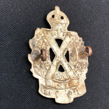 Charger l'image dans la galerie, Original WW1 British Army Regimental Cap Badge - Scottish Horse Yeomanry - The Militaria Shop
