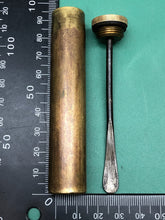 Load image into Gallery viewer, Original WW1 British Army SLME Lee Enfield Brass Oil Bottle - The Militaria Shop