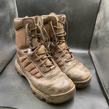 Charger l'image dans la galerie, British Army Surplus Brown Leather Female Combat Patrol Boots - Size UK 6 M - The Militaria Shop