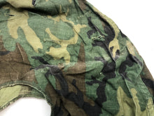 Load image into Gallery viewer, Original US Army Vietnam War Era M1 Camo Helmet Cover - Local Find - Combat Worn - The Militaria Shop