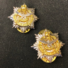 Charger l'image dans la galerie, Original British Collar Badge Pair - Queens Own Gurkha Logistics Regiment - The Militaria Shop