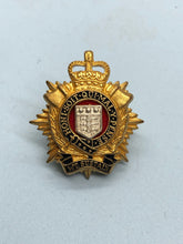 Load image into Gallery viewer, Genuine British Army Royal Logistic Corps RLC Collar Badge - The Militaria Shop