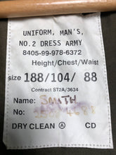 Load image into Gallery viewer, Grade 1 Used British Army No.2 Dress Uniform Jacket - Size 188/104/88 - The Militaria Shop