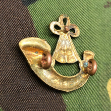 Load image into Gallery viewer, Original WW2 British Army Collar Badge - Oxfordshire & Buckinghamshire Light Inf - The Militaria Shop
