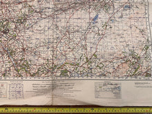 Lade das Bild in den Galerie-Viewer, Original WW2 British Army GSGS Map of Scotland - Falkirk & Motherwell - The Militaria Shop