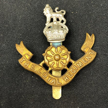 Load image into Gallery viewer, Original WW2 British Army Cap Badge - Loyal Regiment (North Lancashire) - The Militaria Shop